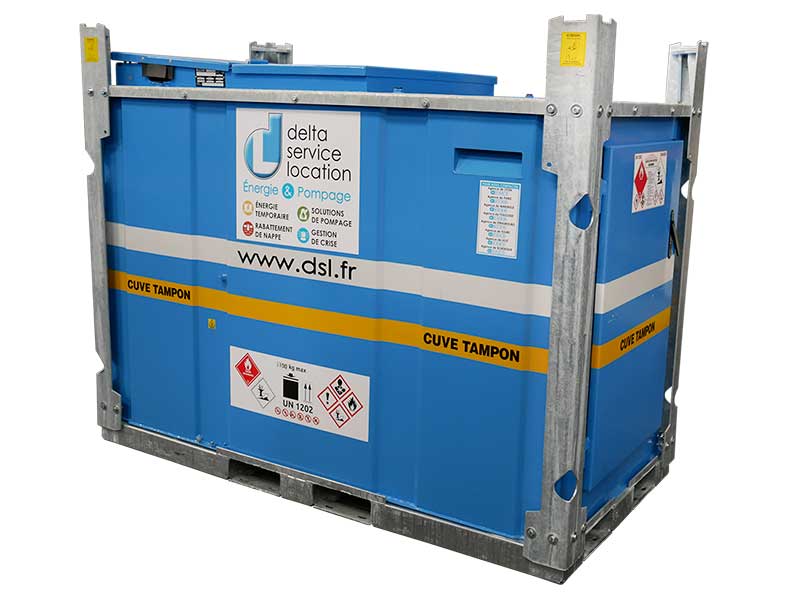 Cuve à carburant tampon 2000 litres adr