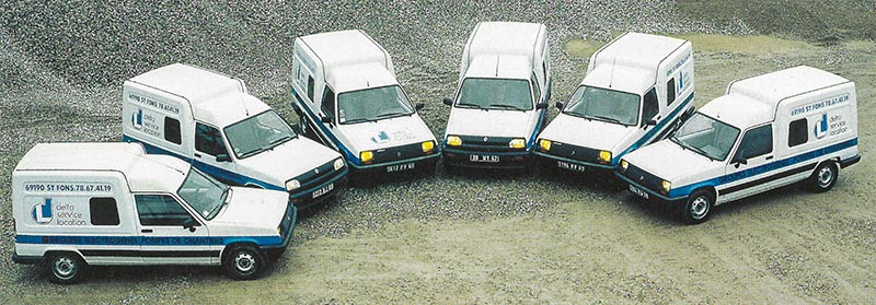 1995 flotte véhicules DSL