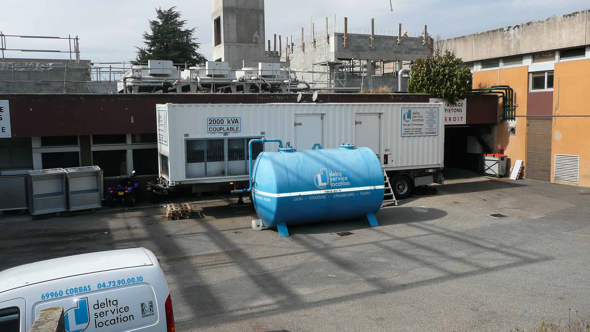 Secours électrique d'un centre hospitalier