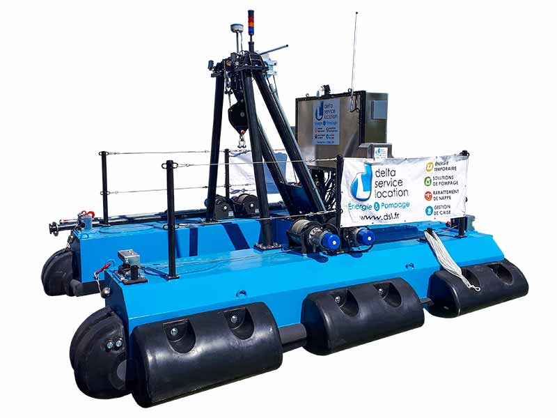 Barge de curage et dévasage DRP 120