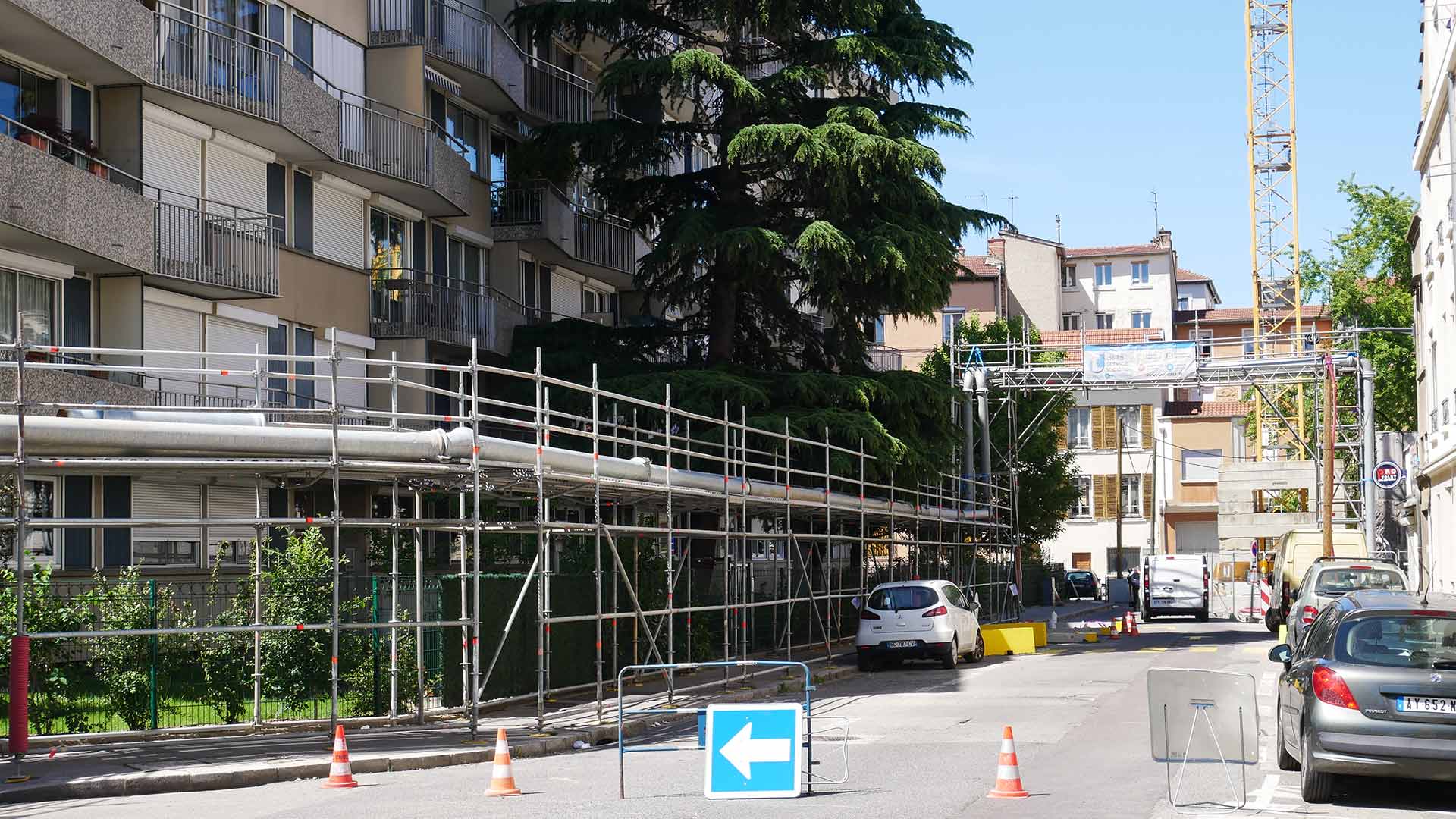 Rabattement de nappe à Lyon