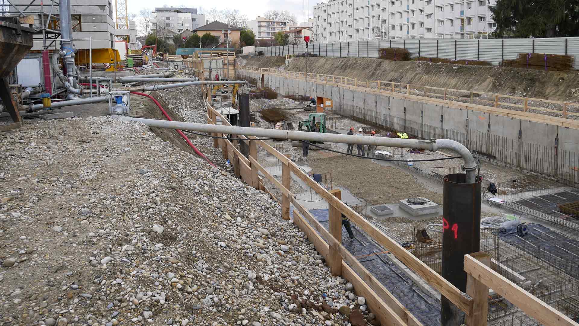 Rabattement pour la construction de bâtiments