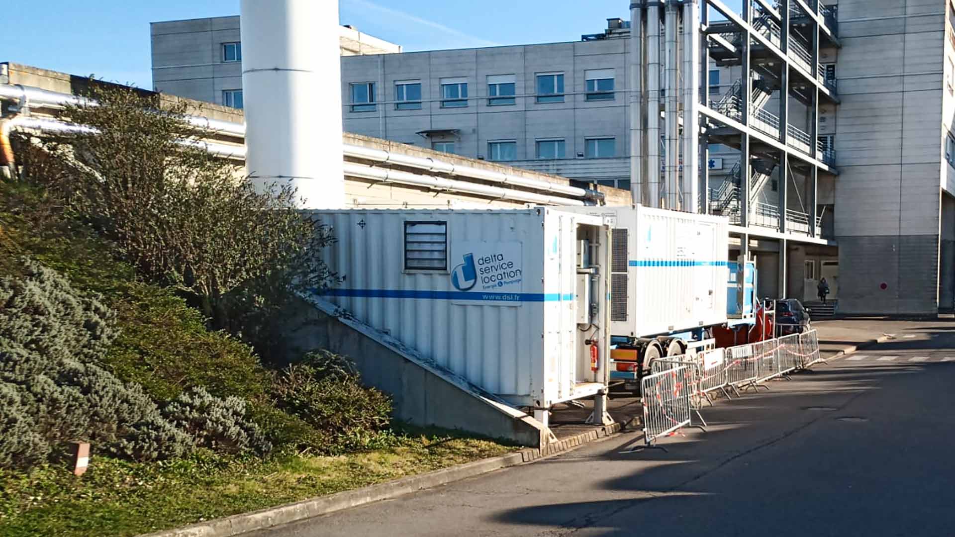 Centrale de secours électrique pour un centre hospitalier