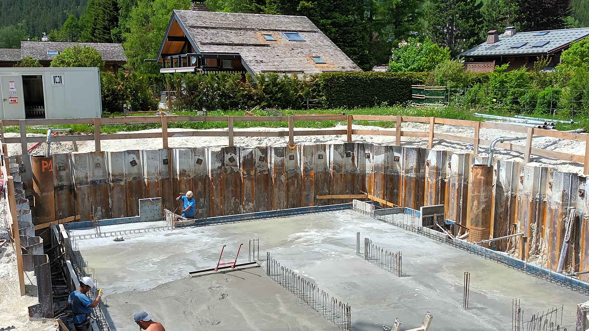 Rabattement pour la construction d'un chalet de montagne